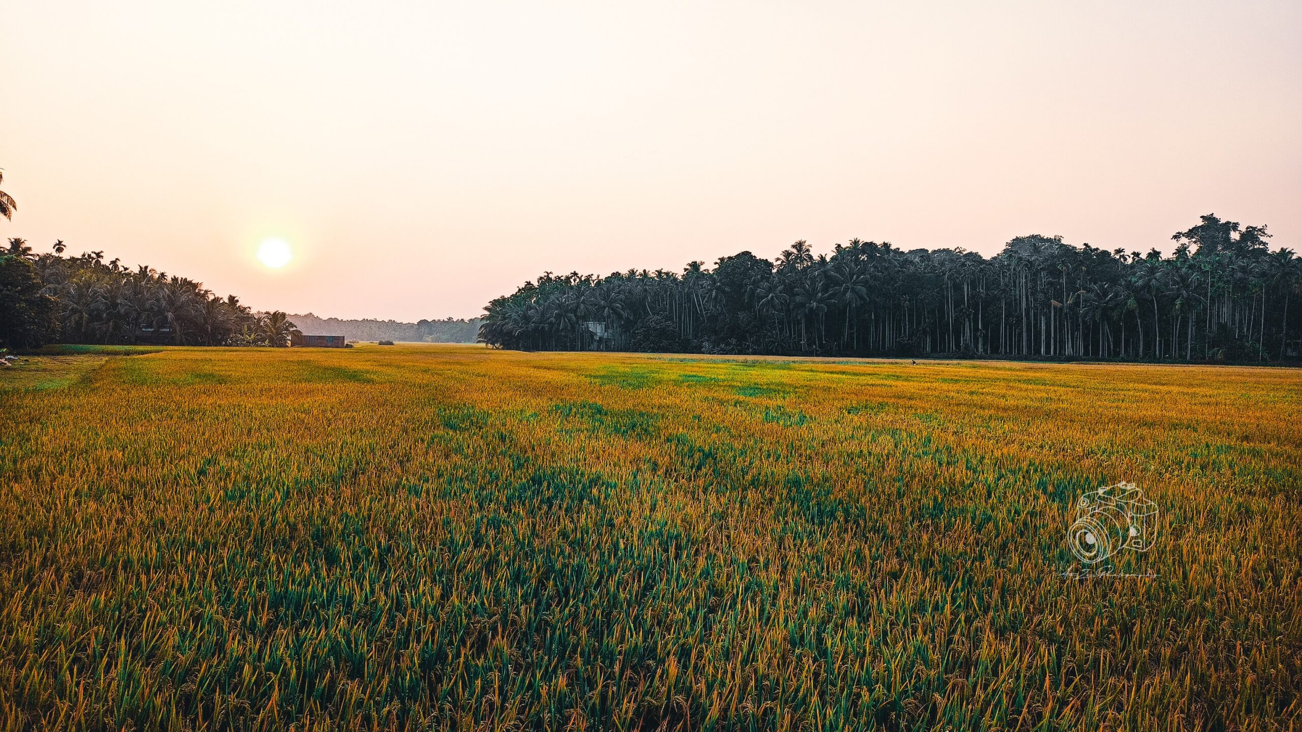 Village sunset
